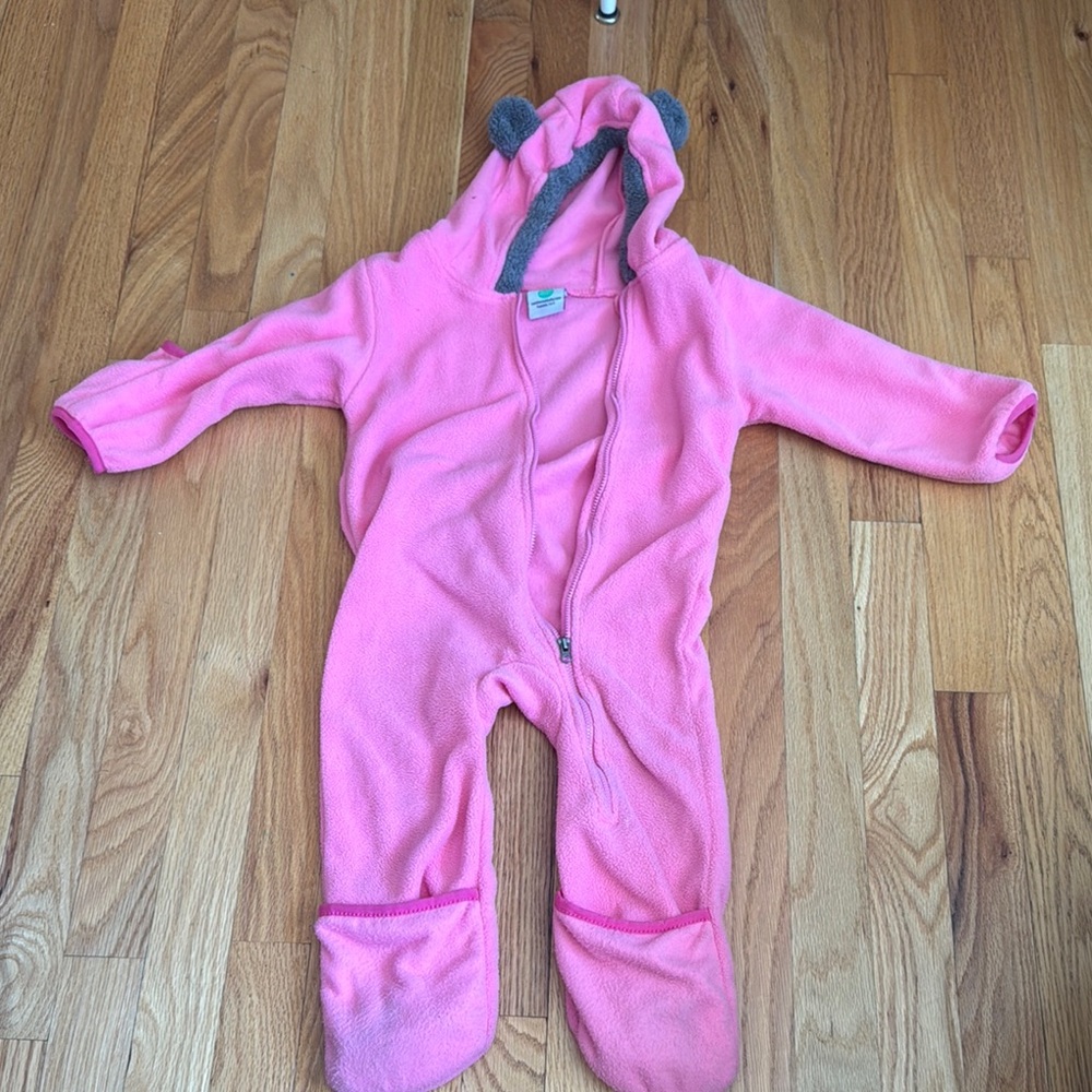 Cozy Pink Kids Footie by [Brand]